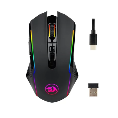 Redragon M910-KS RANGER LITE RGB vezeték nélküli/vezetékes gamer egér, 8000 DPI, gyors tűzgombbal