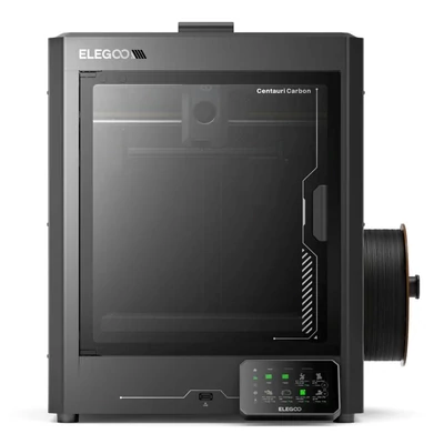Elegoo Centauri Carbon 3D nyomtató, CoreXY, 500 mm/s sebesség, 320°C fúvóka, karbon szálas/PLA/ABS kompatibilis, LED világítás, 256x256x256mm munkatér