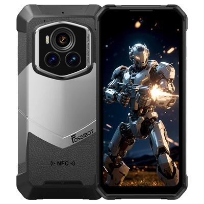 FOSSiBOT F107 Pro strapabíró okostelefon, 12+512GB, 6,95" kijelző, 28 000mAh akkumulátor, 200MP AI kamera, 66W gyorstöltés, éjjellátó, 5G