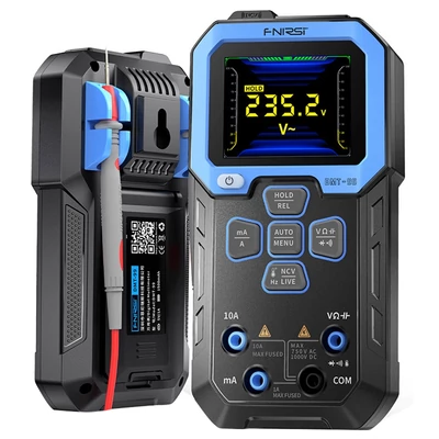 FNIRSI DMT-99 kézi digitális multiméter, 10000 számlálás, 1000V 10A True RMS, automata tartomány, AC/DC mérés, NCV, 1500mAh akkumulátor