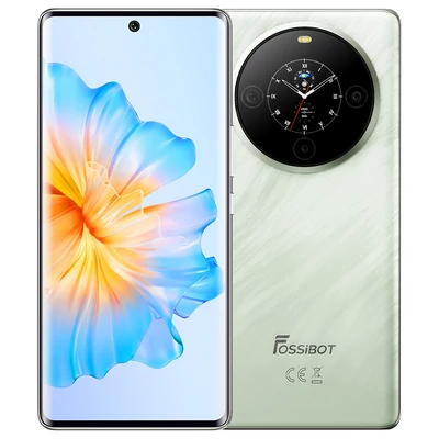 FOSSiBOT S3 Pro 4G okostelefon, 6.67" AMOLED kijelző, 64MP AI kamera, 6GB/128GB, 5000mAh, NFC, Android 14 - Zöld