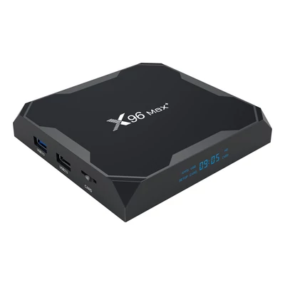 X96 MAX Plus TV Box 4GB/32GB, Amlogic S905x3, Android 9, 8K lejátszás, WiFi, BT, 1000Mbps LAN, USB3.0, YouTube, Netflix