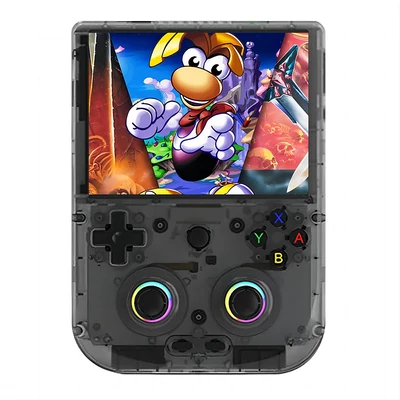 ANBERNIC RG406V Android 13 játékkonzol, 4" IPS érintőkijelző, 8GB+128GB UFS2.2, 128GB TF kártya, 4000+ játék, 1080p, 5G WiFi, BT - Fekete