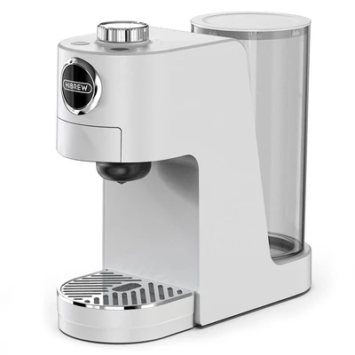 HiBREW H3C 3 az 1-ben kapszulás kávéfőző, 20 bar nyomás, 7 hőfok, forró/jeges kávé, 1,4L tartály, DG/NS kapszula és őrölt kávé – Fehér