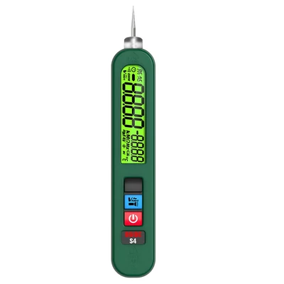 BSIDE S4 okos feszültségmérő 12-300V, érintésmentes teszter, fázisdetektálás, LCD kijelző, LED lámpa – Zöld