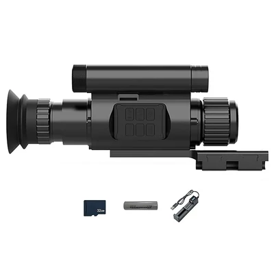 Digitális éjjellátó monokulár 940nm infravörös lézerrel, 1080P videóval, 4X digitális zoom, max. 8 óra üzemidő - 35mm átmérő