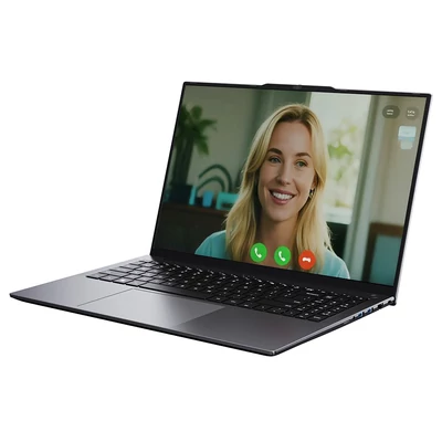 CHUWI CoreBook Plus laptop, 16” IPS kijelző, Ryzen 5 7430U, 16GB RAM, 512GB SSD, WiFi 6, USB-C, HDMI, RJ45, BT 5.2