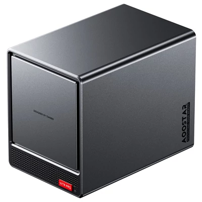 AOOSTAR WTR Pro NAS mini PC barebone, AMD Ryzen 7 5825U, tripla 4K kijelző, WiFi 6, BT 5.2, 2.5G LAN, EU csatlakozó