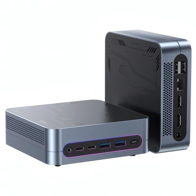 CHUWI LarkBox S Mini PC, Intel Core i3-1220P 10 mag 4.4GHz, 16GB RAM 512GB SSD, 4K Tripla kijelző, WiFi5 BT5.1, USB-C, HDMI, RJ45