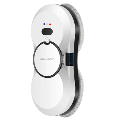 Liectroux HCR-10 ablakmosó robot, 30 ml tartály, ultrahangos permetezés, 2800Pa szívóerő, 6,8 cm vékony, fehér