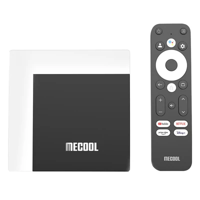 MECOOL KM7 Plus Android 11 TV Box, Amlogic S905Y4, 4K HDR, 2GB RAM, 16GB tárhely, 5G WiFi, Bluetooth 5.0