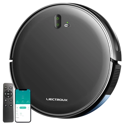 Liectroux L200 robotporszívó, 4000Pa szívóerő, intelligens térkép, víztartály, 120 perc üzemidő, halk, app/voice vezérlés