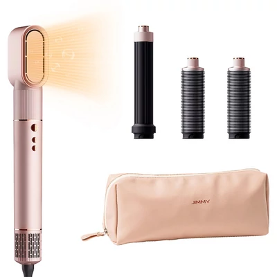 JIMMY HF9 3 az 1-ben hajformázó – gyors szárítás, göndörítés, dúsítás, halk működés, 3 üzemmód, 1,8 m kábel