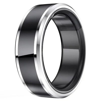 M1 okosgyűrű egészségmérő – 24 órás pulzus, véroxigén, kalória- és edzéskövetés, US 9-es méret (Ø19,2mm, 60,3mm)