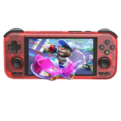 Retroid Pocket 4 Pro játékkonzol, 4.7" érintőkijelző, 8GB RAM, 128GB tárhely, Android 13, WiFi 6, Bluetooth 5.2, Moonlight streaming - Piros
