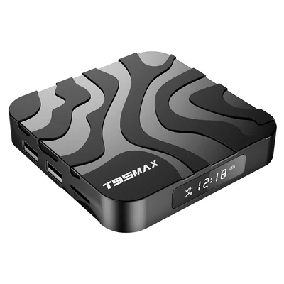 T95 MAX TV Box Android 12, Allwinner H618, 4GB RAM, 64GB tárhely, 2.4G+5G WiFi, Bluetooth 5.0 médialejátszó