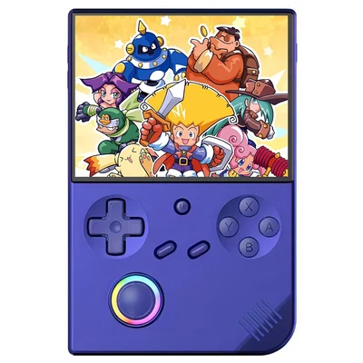 ANBERNIC RG40XXV retro játékkonzol, 16000+ játék, 32GB+256GB, 4" IPS kijelző, WiFi, Bluetooth, 6 óra üzemidő - Kék