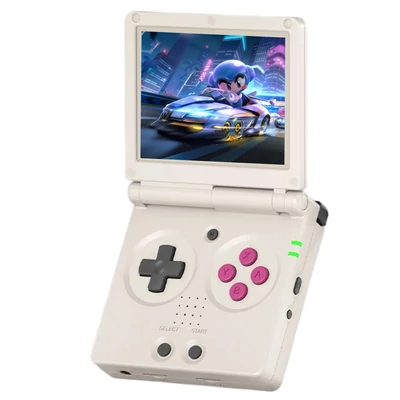 ANBERNIC RG35XXSP felhajtható retro játékkonzol 32+128GB, 10000 játék, 3.5" IPS kijelző, HDMI, WiFi, Bluetooth, 8h üzemidő - Szürke