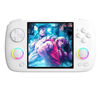 ANBERNIC RG CubeXX játékkonzol 32GB+64GB, 5000+ játékkal, 3.95” IPS kijelző, WiFi, Bluetooth, RGB fény - Fehér