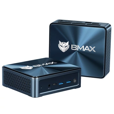 BMAX B9 Plus Mini PC – Intel Core i5-1250P, 24GB RAM, 512GB SSD, 4K tripla kijelző, WiFi 6, BT 5.2, kompakt hűtés