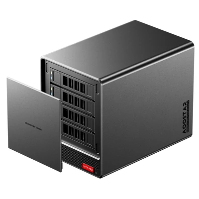 AOOSTAR WTR Pro NAS Mini PC, AMD Ryzen 7 5825U, 32GB RAM, 1TB SSD, 4K kijelző, WiFi 6, Bluetooth 5.2, kettős 2.5G LAN
