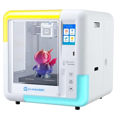 AOSEED X-MAKER gyerek és kezdő 3D nyomtató, gyors nyomtatás, automata szintezés, Wi-Fi, halk működés, PLA/ABS, 150×150×150mm