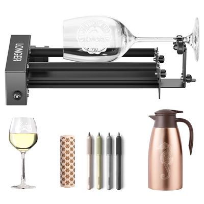 LONGER Y tengelyes forgóhenger tartóval, gravírozógép kiegészítő