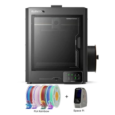 Elegoo Centauri Carbon 3D nyomtató + Creality Space Pi szárító + 4 kg szivárvány PLA filament