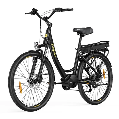 Eleglide C2 elektromos kerékpár, 250W középmotor, 36V 13Ah akkumulátor, 26” gumi, 25 km/h, 100 km hatótáv, Shimano 7 sebesség