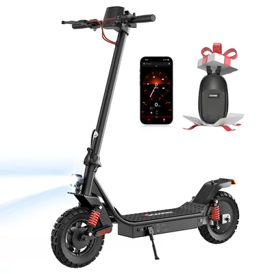 iScooter i10 Pro elektromos roller – 800W motor, 60 km hatótáv, 45 km/h sebesség, 10” kerekek, LED kijelző, app vezérlés