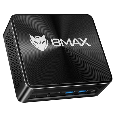 BMAX B8 A Pro Mini PC, AMD R7 8745HS, 16GB RAM, 512GB SSD, 4K kijelző, WiFi 6, BT 5.2, kompakt hűtés, nagy teljesítményű mini számítógép