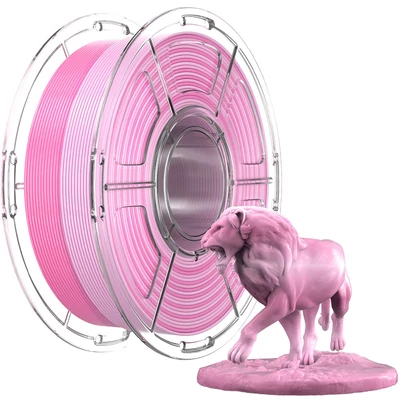 Mecpow nagy sebességű PETG filament, 1kg – rózsaszín-fehér