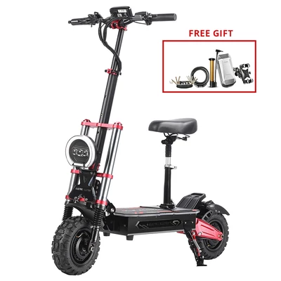 BOYUEDA S5-11 elektromos roller, 2×3000W motor, 60V 38Ah akkumulátor, 11" kerék, 85 km/h, 120 km hatótáv, hidraulikus fék, LCD kijelző