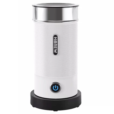 HiBREW M1A automata tejhabosító 450W – forró és hideg tej, cappuccino, latte és csokoládé italhoz - fehér