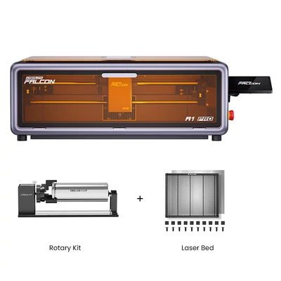 Creality Falcon A1 Pro 20W lézergravírozó + forgató készlet + gravírozó asztal