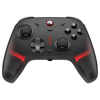 GameSir Cyclone 2 vezeték nélküli játékvezérlő – PC, Steam, Android, iOS, Switch kompatibilis, RGB, fekete