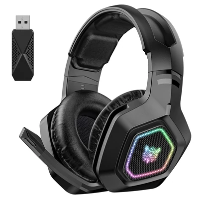 ONIKUMA B100 vezeték nélküli Bluetooth gamer fejhallgató 2.4G – headset játékhoz, kiváló hangzás