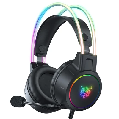 ONIKUMA X15 Pro vezetékes gamer fejhallgató - fekete