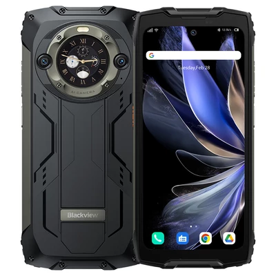 Blackview BV9300 Pro Strapabíró Okostelefon | 12/256GB, 15080mAh, 120Hz, 100LM Lámpa, 64MP Kamera, NFC, IP68/IP69K