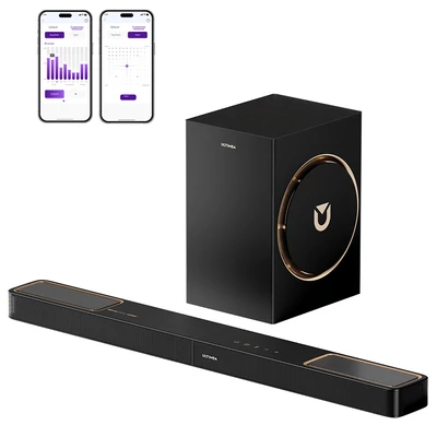 Ultimea Skywave F30 Boom 3.1.2 csatornás soundbar, 360W teljesítmény, Dolby Atmos, HDMI, Bluetooth 5.4, APP vezérlés