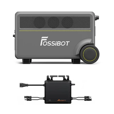 FOSSiBOT F7200 hordozható erőmű + 800 W mikroinverter szett