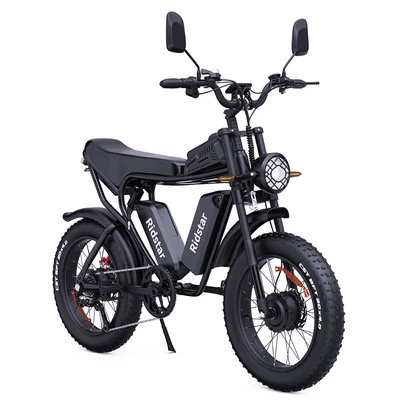 Ridstar Q20 elektromos kerékpár 1000W motorral, 20x4.0 fat tire, 48V 20Ah kivehető akkumulátor, 48 km/h, 120 km hatótáv