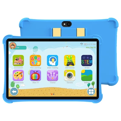ALLDOCUBE iPlay 70 SE gyerek tablet tokkal, 10.1" IPS, 3GB/64GB, Android 15, Dual 4G LTE, WiFi 6, 5500mAh akkumulátor - Szürke