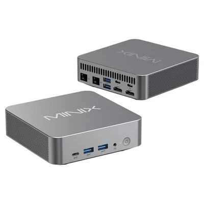 MINIX N512 Mini PC, Intel i5-12600H (4.5GHz), 16GB RAM, 1TB SSD, Thunderbolt 4, Quad Display, WiFi 6, 2.5G LAN, Win 11