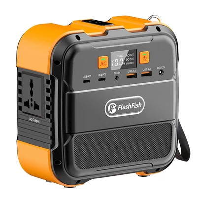 Flashfish A101 hordozható erőmű 120W, 98Wh, 26400mAh – napelemes tartalék generátor kempinghez, utazáshoz, otthonra