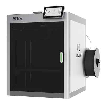 Artillery M1 Pro S1 CoreXY 3D nyomtató, zárt kamra, 260×260×260 mm, 600 mm/s, 320°C fúvóka, autószintezés, AI felügyelet