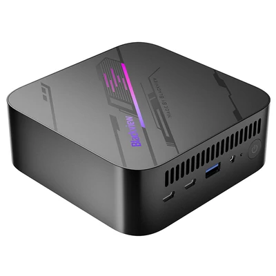 Blackview MP100 Mini PC – AMD Ryzen 7 7430U, 16GB RAM, 512GB SSD, WiFi 6, 4K Triple Display (DP+HDMI+Type-C), BT 5.2, USB 3.2