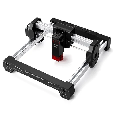 ATOMSTACK Swift Mini 3W lézergravírozó: 135x145mm, 10000mm/perc, 0,04mm pontosság, AI képalkotás, kompakt asztali fém és fa gravírozó