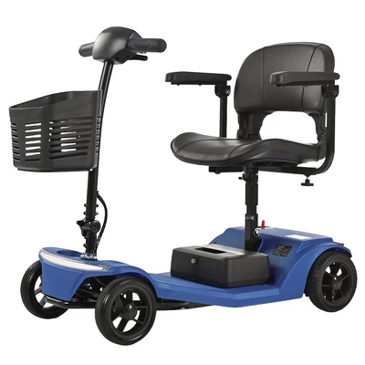 Sweetrich S2 elektromos moped, 250W motorral, 24V 12Ah akkumulátorral, 6 km/h sebességgel, 15 km hatótávval – Kék