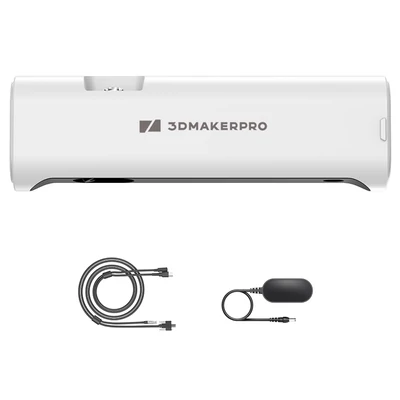 3DMakerpro Lynx 3D szkenner Standard Edition – 0.10mm pontosság, 0.30mm felbontás, 10fps, Class 1 fehér fény, vizuális követés, 250×400mm felvételi tartomány